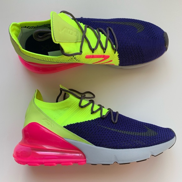 nike air max 270 blue yellow